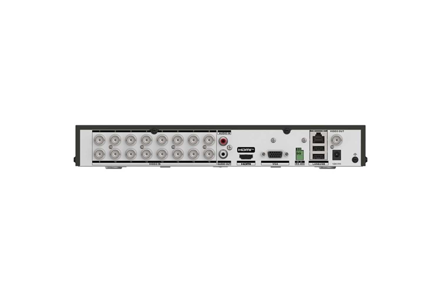 HIKVISION 16kanal IDS-7216HQHI-M1/XT H265+ Pro DVR Kayıt Cihazı Acusense Hibrit