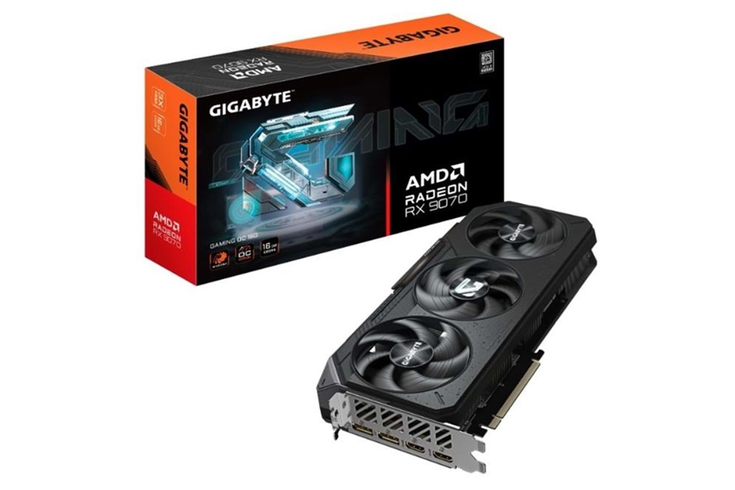 GIGABYTE 16GB RX9070 GAMING GV-R9070GAMING OC-16GD GDDR6 HDMI-DP PCIE 5.0