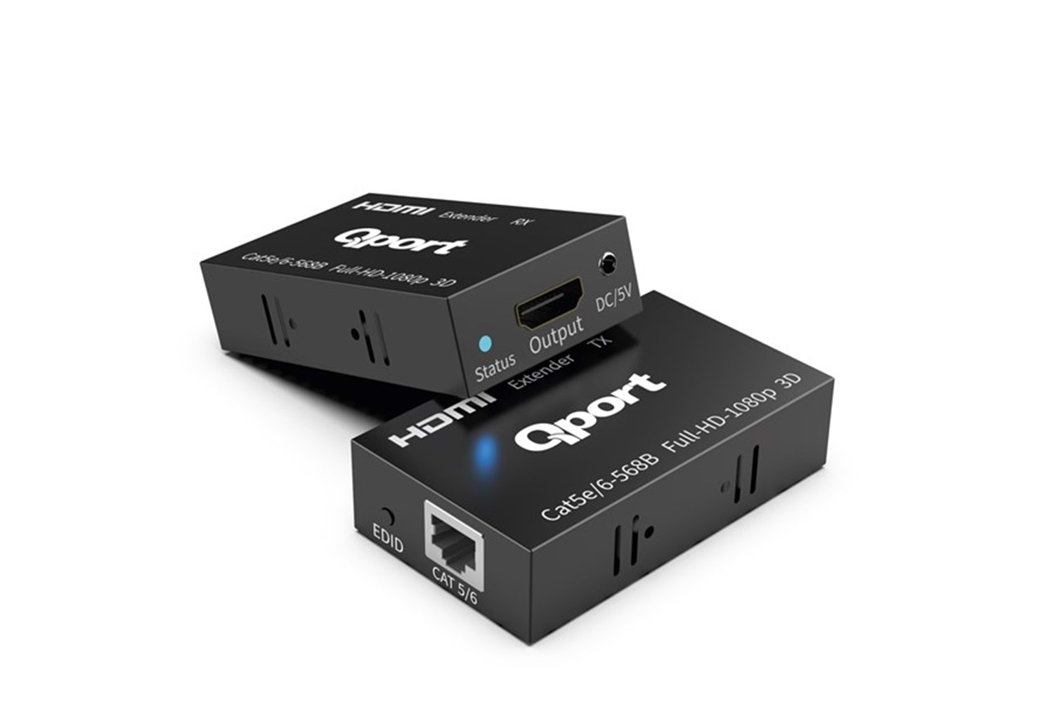 QPORT Q-HEX3 Cat5e/Cat6 60metre HDMI Extender