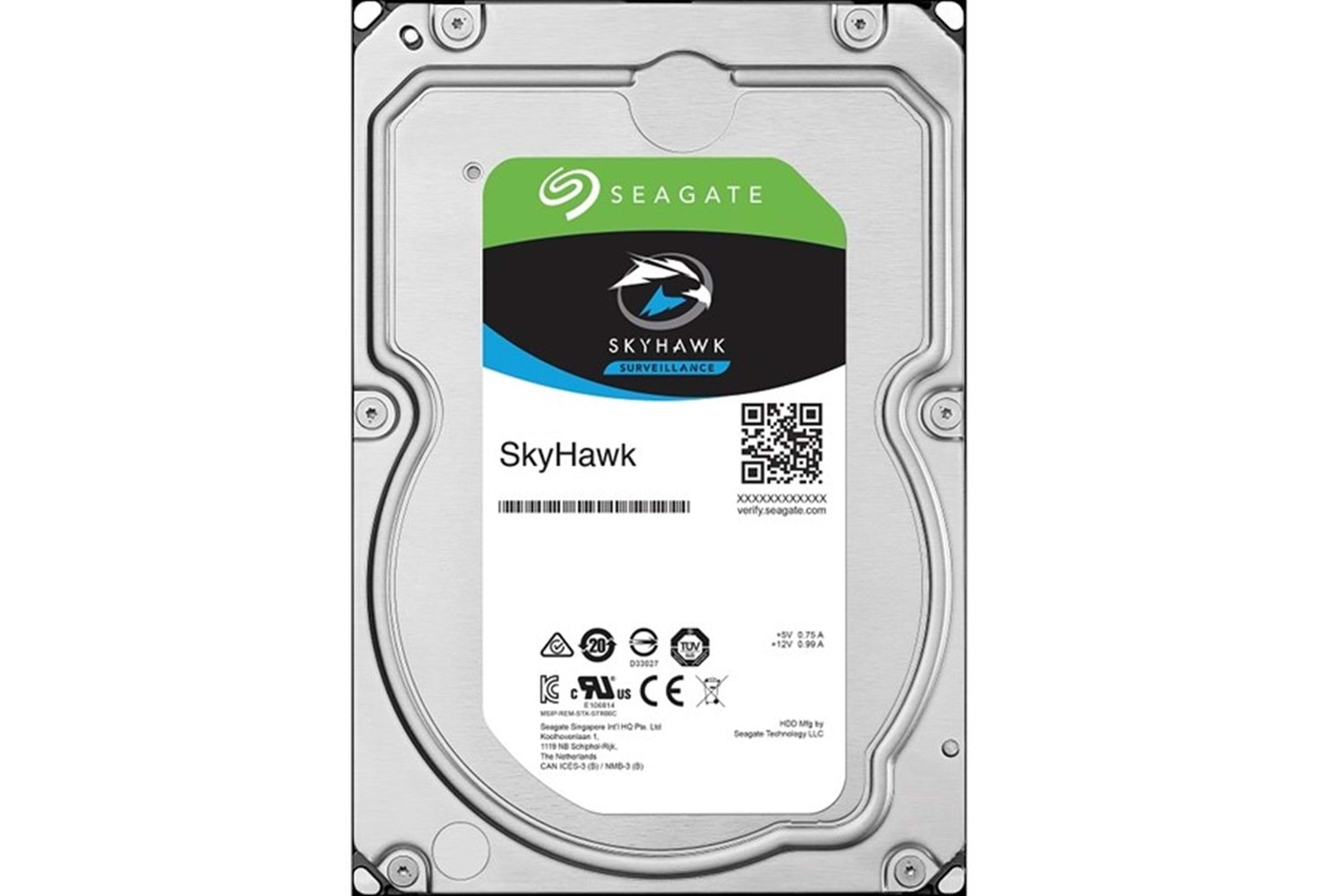 SEAGATE 6TB SKYHAWK ST6000VX001 5900 RPM 256MB SATA-3 Güvenlik Diski