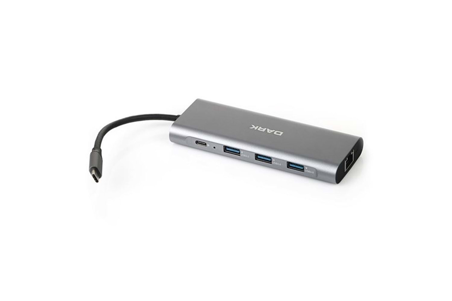 DARK DK-AC-U31X36 USB 3.1 Type-C - USB 3.0+ Ethernet/HDMI/TF SD Çoklayıcı