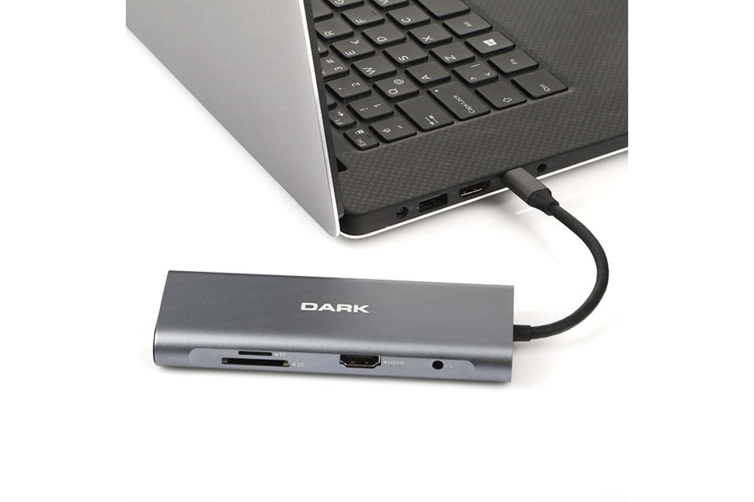 DARK DK-AC-U31X36 USB 3.1 Type-C - USB 3.0+ Ethernet/HDMI/TF SD Çoklayıcı