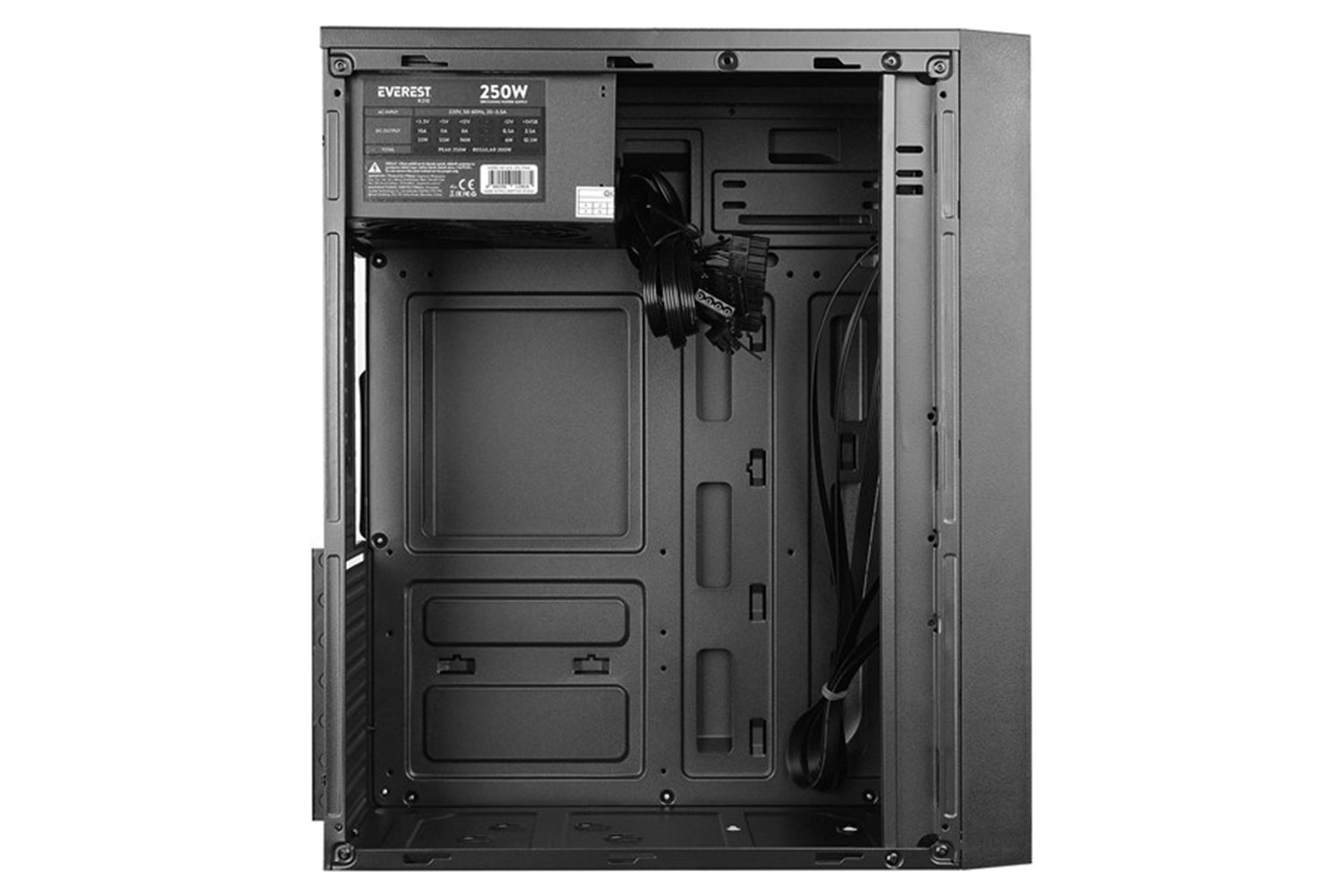 EVEREST K210 250W PEAK Standart Mid-Tower PC Kasası