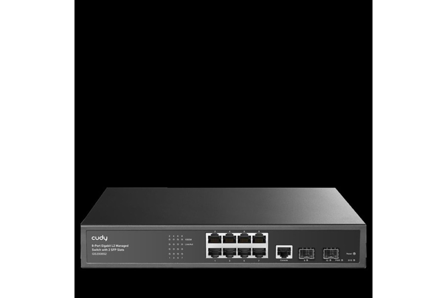 CUDY GS2008S2 8 Port Gigabit 2-SFP Yönetilebilir Switch