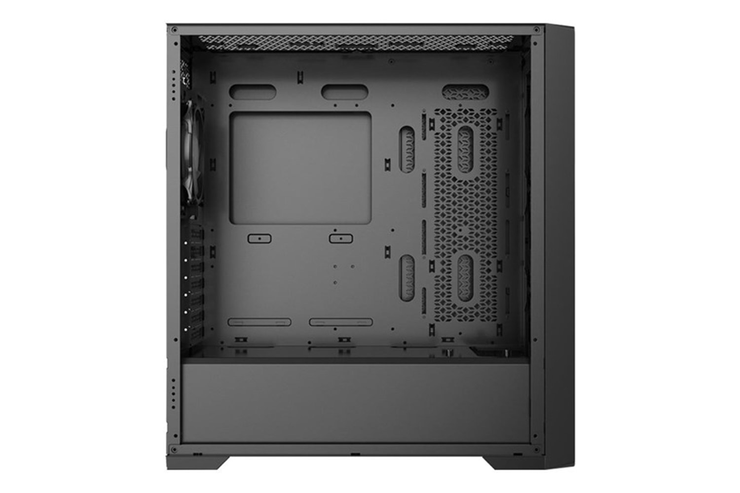 FRISBY 850W 80+ FC-9445G 4-RGB FANLI GAMING MID-TOWER PC KASASI