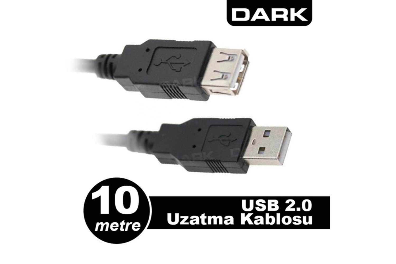 DARK USB2EXTL1000USB 10 Mt USB 2.0 USB Uzatma Kablosu