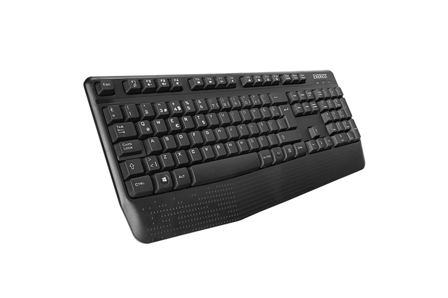 EVEREST KM-973 Q Türkçe Kablosuz Siyah Klavye+ Mouse