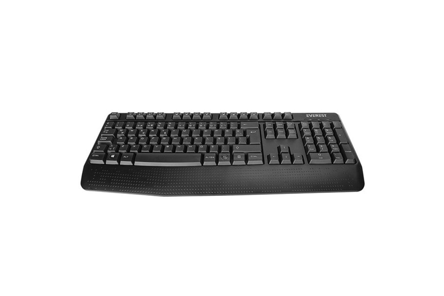 EVEREST KM-973 Q Türkçe Kablosuz Siyah Klavye+ Mouse