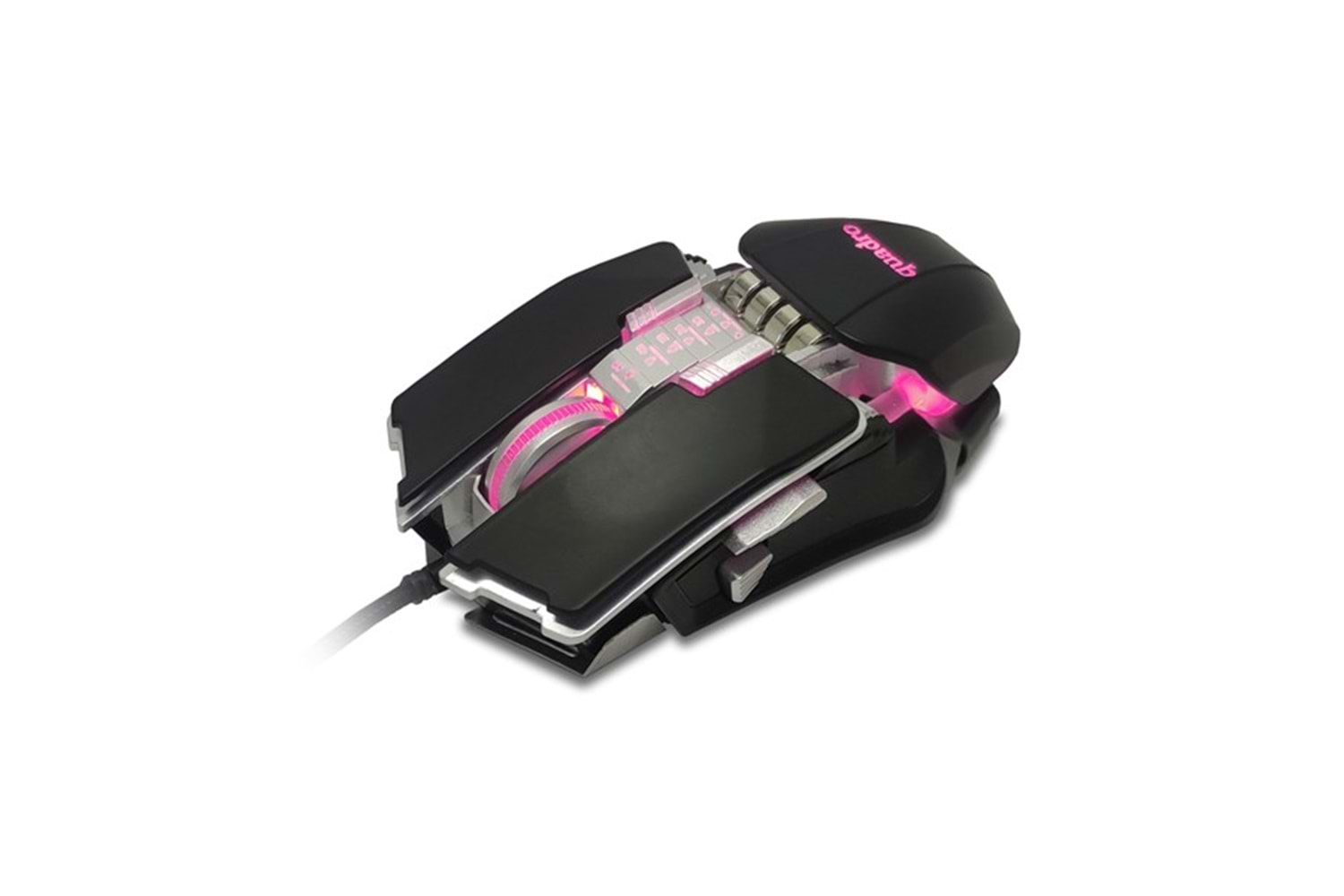 QUADRO DP-480 USB siyah RGB Oyuncu Mouse