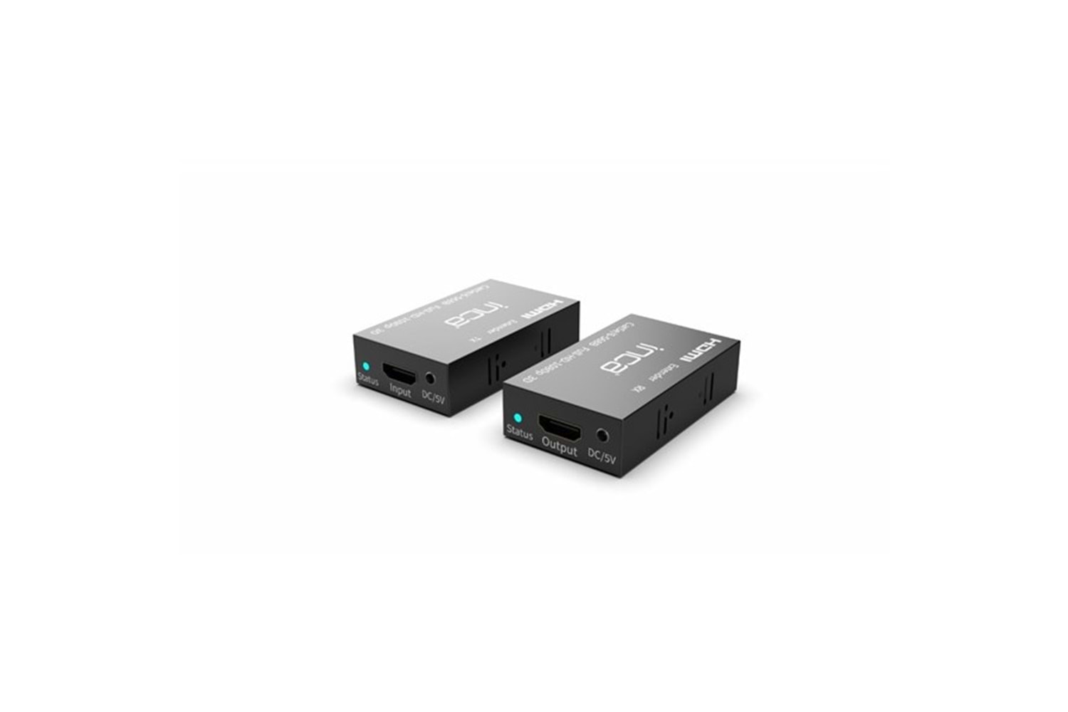 INCA 1port IEX-60 1port HDMI (giriş) 1port Ethernet (Cat6) HDMI Repeater 60metre mesafeye kadar