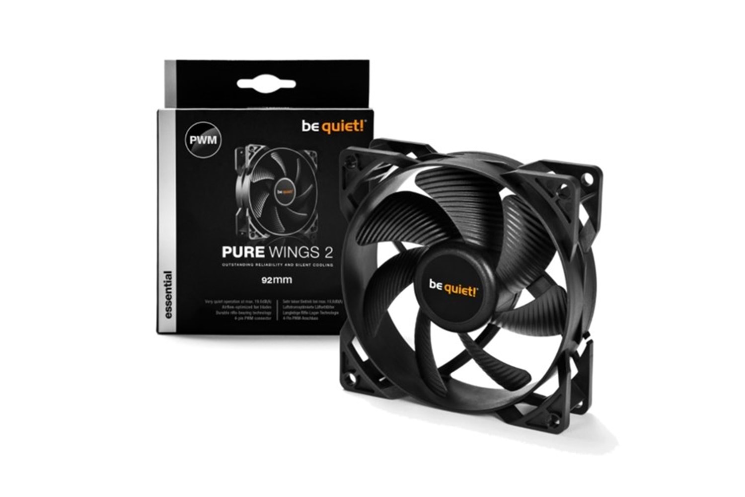 BEQUIET PURE WINGS 2 BL038 92mm Kasa Fanı 4Pin