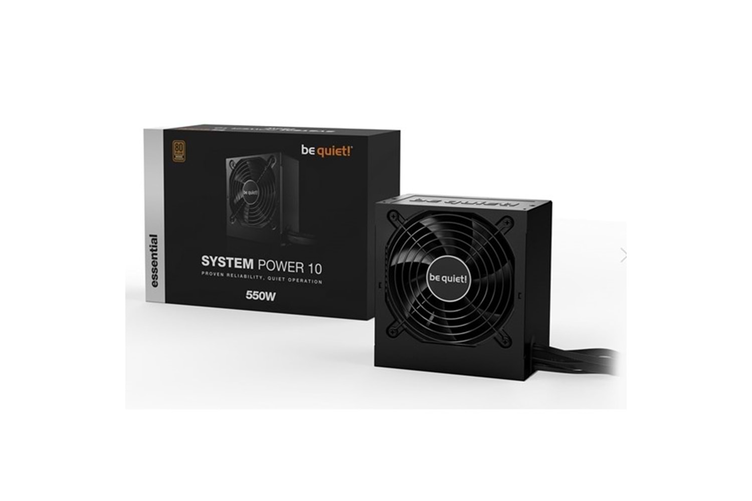 BE QUIET 550W 80+ BRONZE SYSTEM POWER 10 BN327 POWER SUPPLY