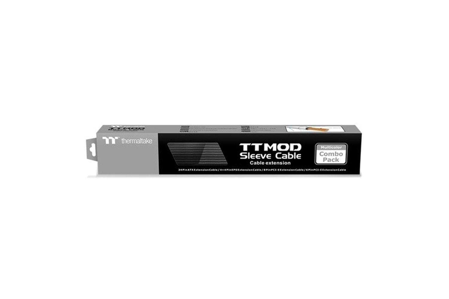 Thermaltake AC-052-CN1NAN-A3 TtMod Black Power Supply Sleeved Kablo Seti (16 AWG)
