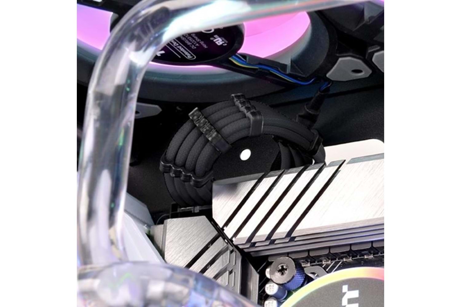 Thermaltake AC-052-CN1NAN-A3 TtMod Black Power Supply Sleeved Kablo Seti (16 AWG)