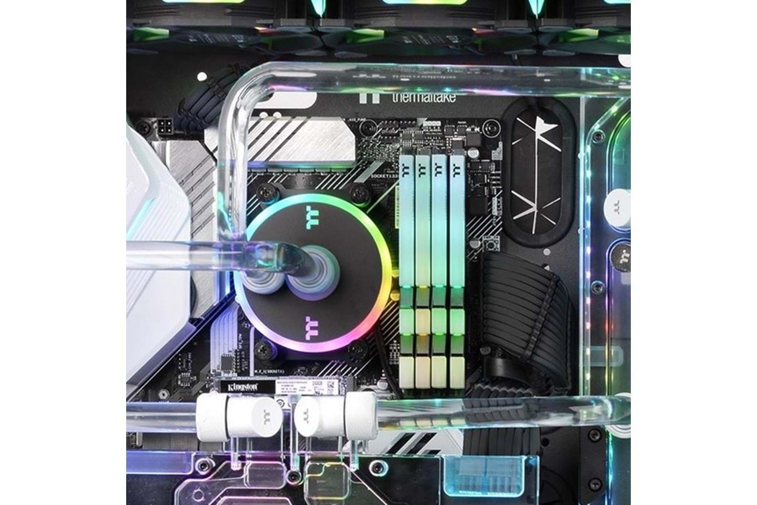 Thermaltake AC-052-CN1NAN-A3 TtMod Black Power Supply Sleeved Kablo Seti (16 AWG)
