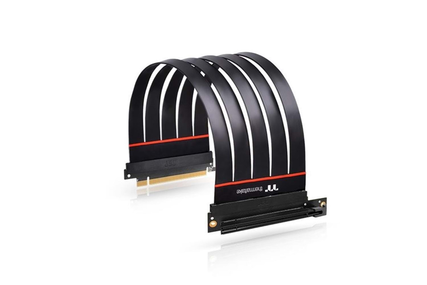 Thermaltake AC-058-CO1OTN-C2 PCI-e 4.0 X16 300mm 90° Adaptörlü Riser Kablo