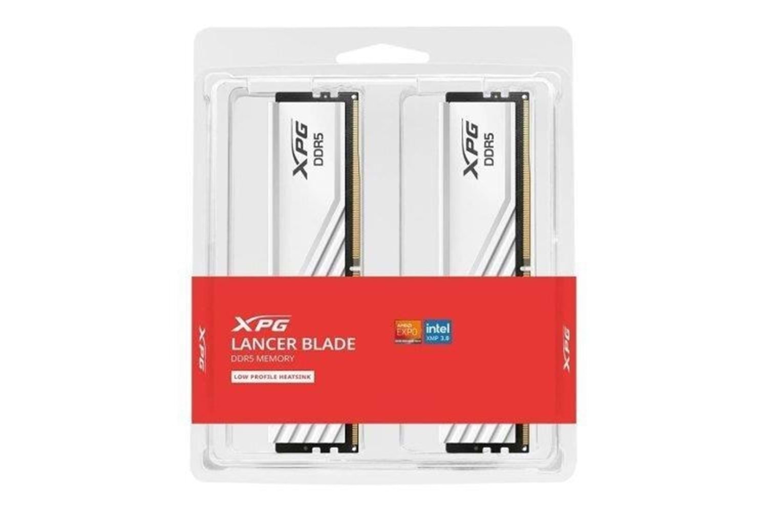 XPG 32GB (2X 16GB) DDR5 6000MHZ CL30 DUAL KIT PC RAM LANCE AX5U6000C3016G-DTLABWH BEYAZ