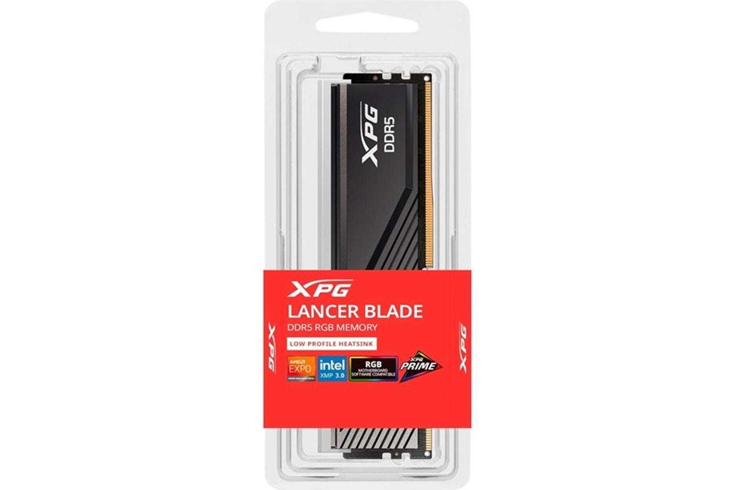 XPG 16GB DDR5 6000MHZ CL30 RGB PC RAM LANCER BLADE AX5U6000C3016G-SLABRBK