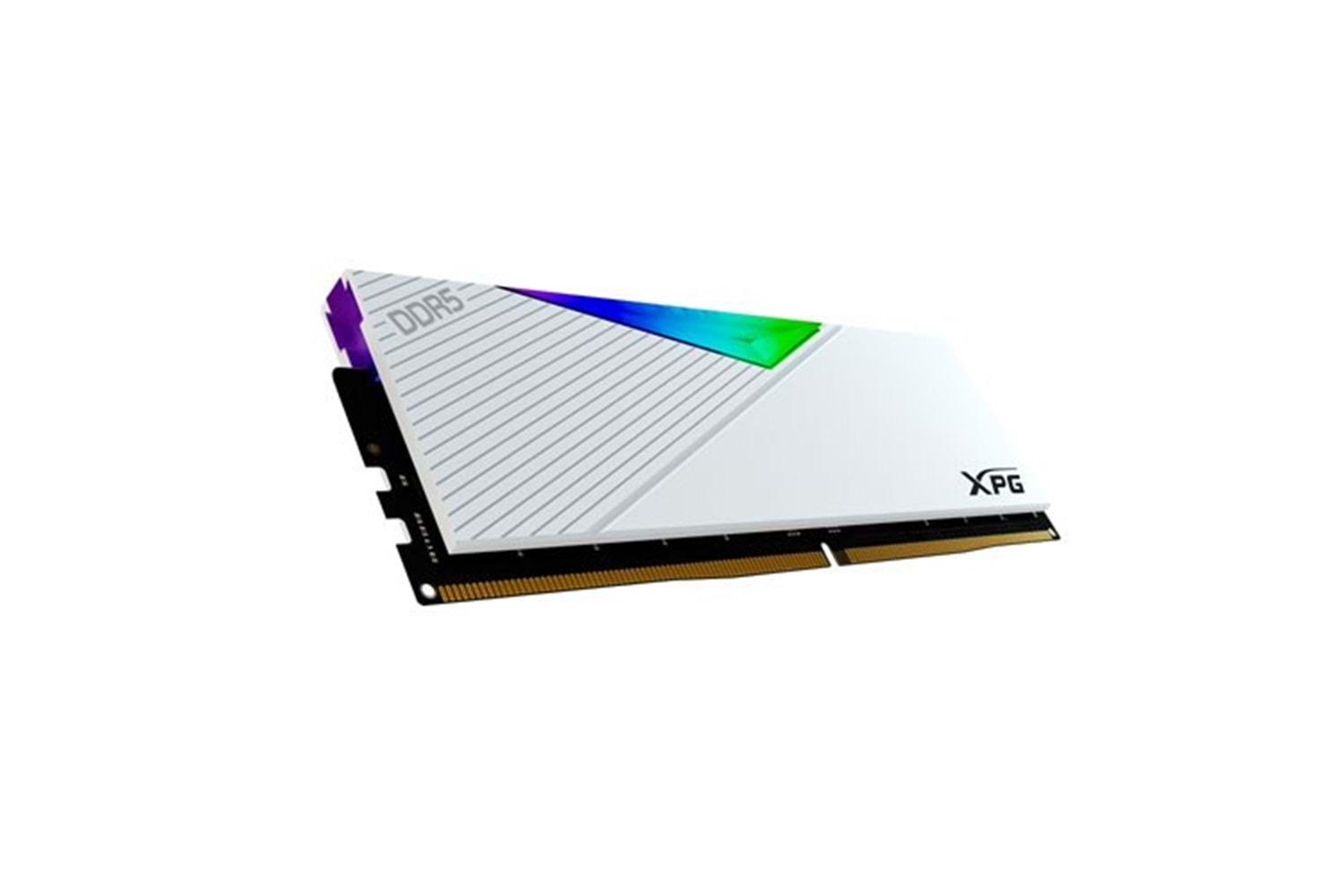 XPG 32GB (2X 16GB) DDR5 6400MHZ CL32 RGB DUAL KIT PC RAM LANCER AX5U6400C3216G-DCLARWH BEYAZ