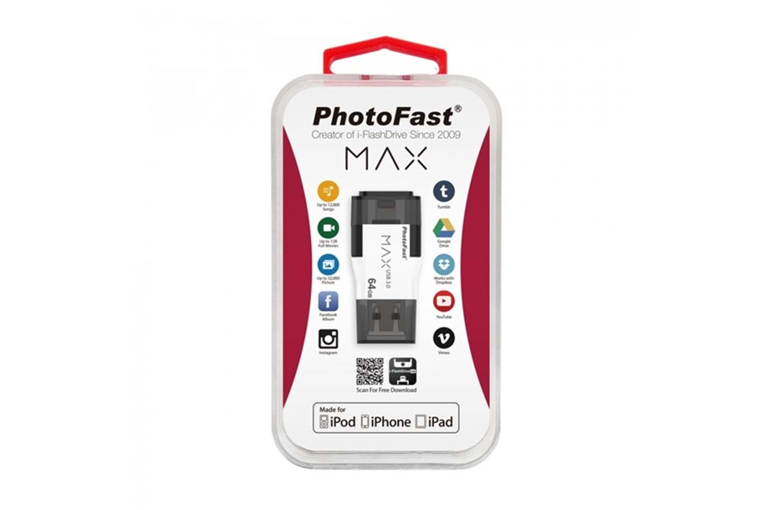 PhotoFast MAX Gen2 64GB Lightning / USB 3.0 i-FlashDrive