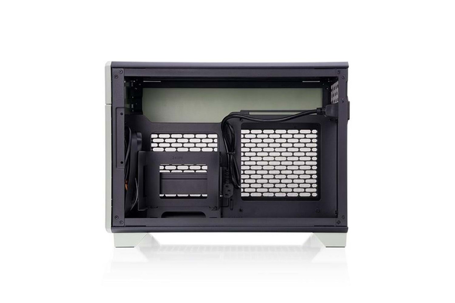 THERMALTAKE TR100 MATCHA GREEN DIJITAL EKRAN MINI-ITX PC KASASI YEŞİL