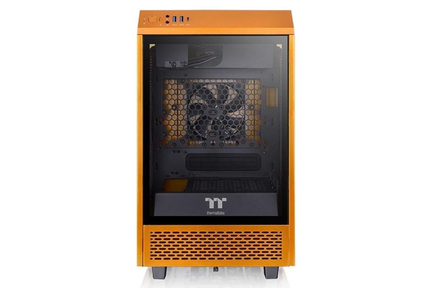 THERMALTAKE THE TOWER 100 CA-1R3-00SBWN-00 GAMING MINI ITX PC KASASI GOLD