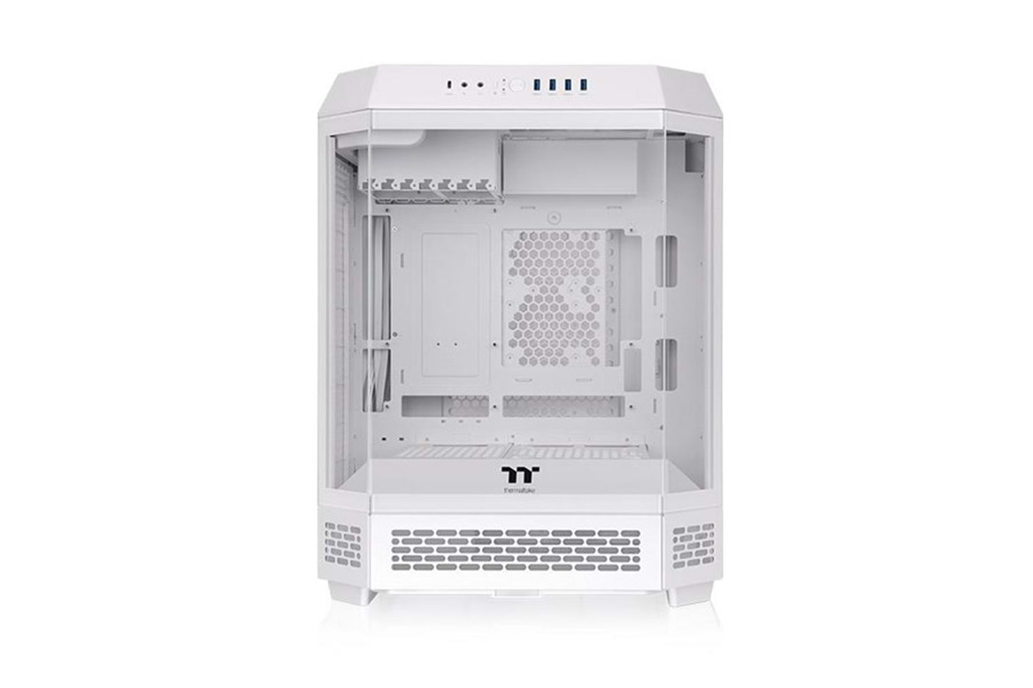 THERMALTAKE THE TOWER 600 TG GAMING MID-TOWER PC KASASI BEYAZ