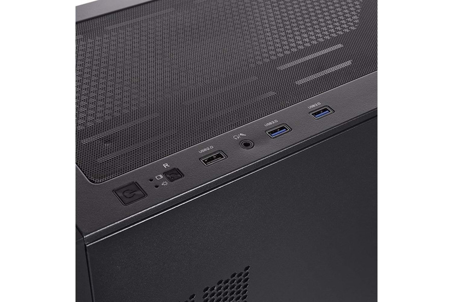 THERMALTAKE 650W 80+ BRONZE H390 TG CA-3Y9-65S1WE-00 4-RGB FANLI GAMING MIC TOWER PC KASASI