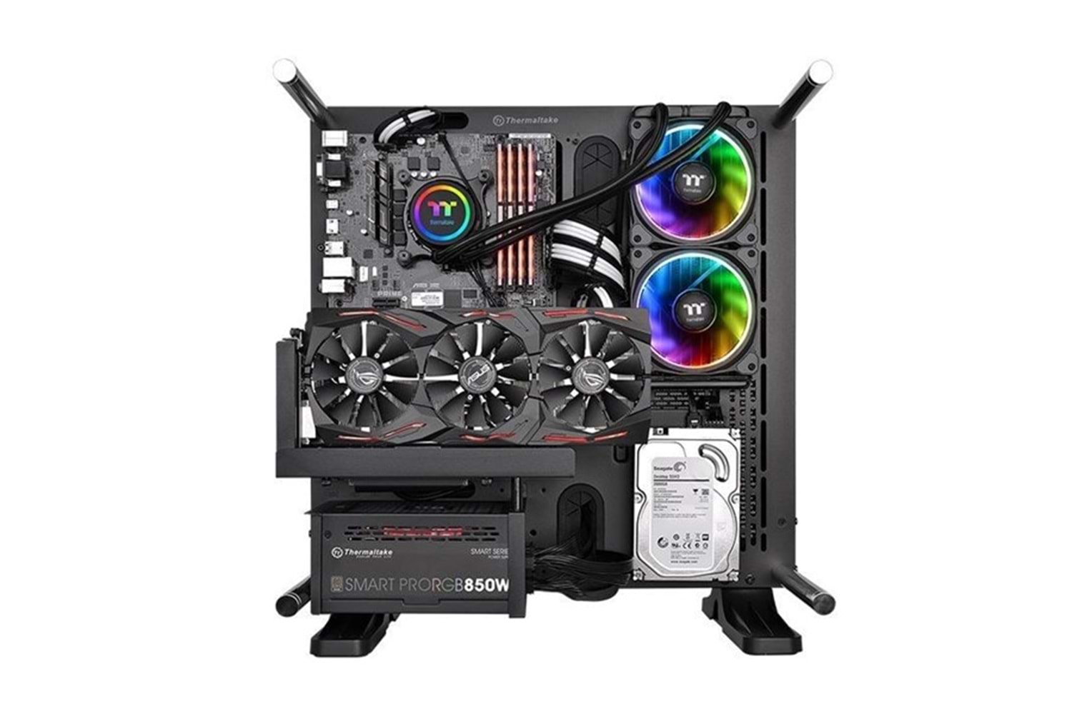 THERMALTAKE 240MM FLOE RIING CL-W157-PL12SW-A ARGB SIVI SOĞUTMALI İŞLEMCİ FANI