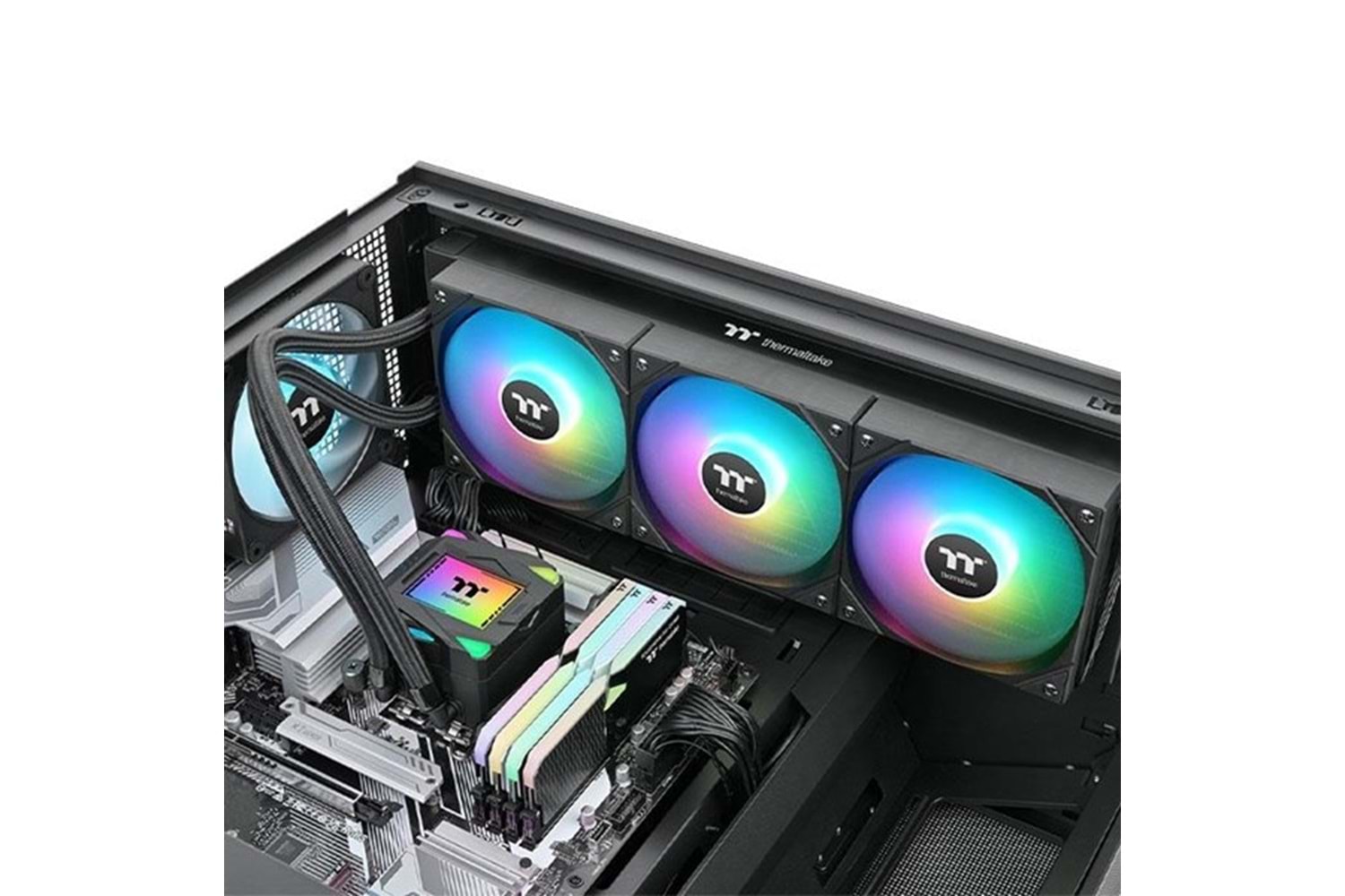 THERMALTAKE 360MM LA360 CL-W459-PL12SW-A AM5-1851P RGB SIVI SOĞUTMALI İŞLEMCİ FANI