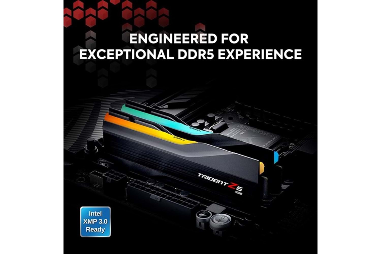 GSKILL 64GB (2X 32GB) DDR5 5600MHZ CL28 RGB DUAL KIT PC RAM TRIDENT Z5 F5-5600J2834F32GX2-TZ5RK
