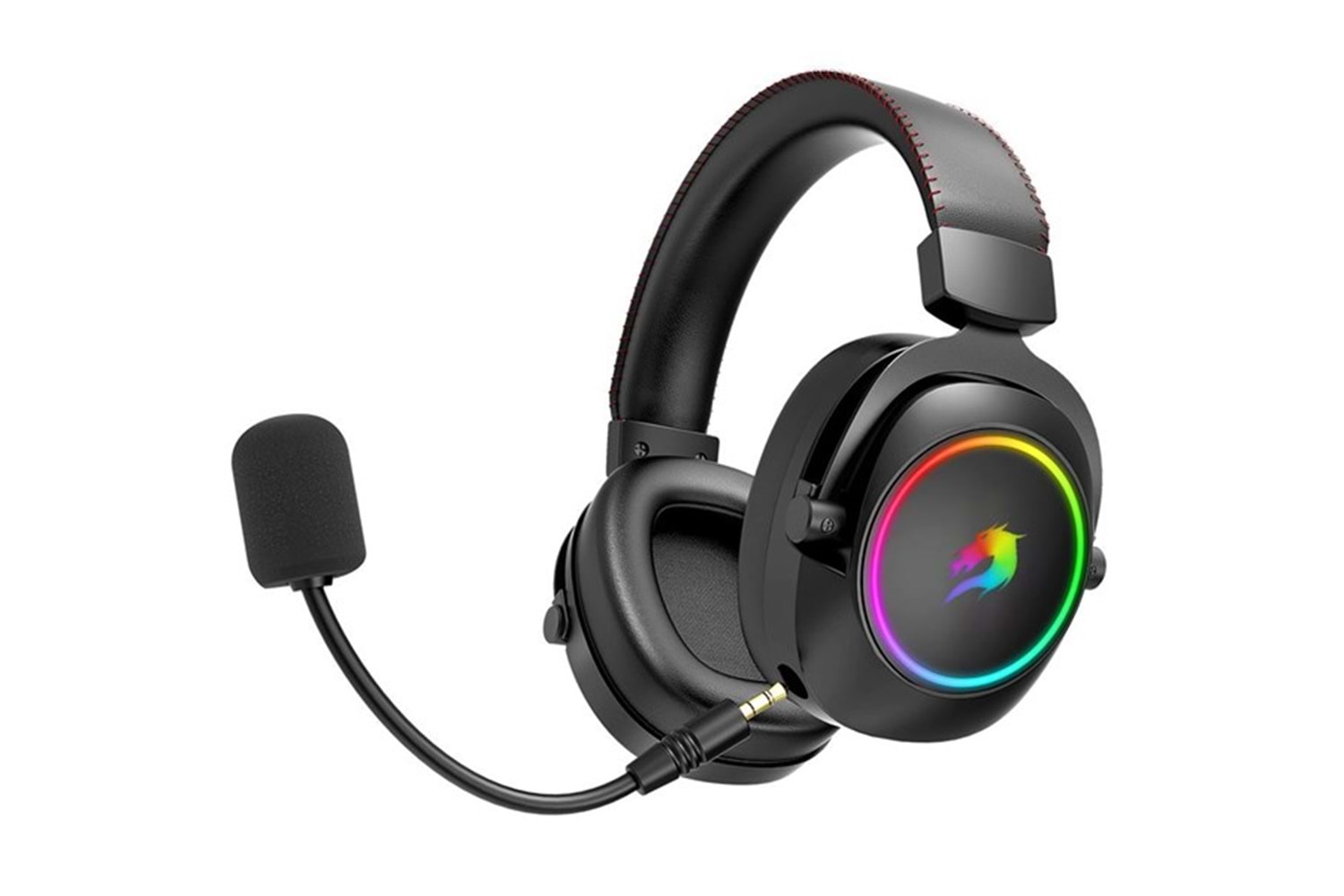 GAMEBOOSTER WBH44 RGB Kablosuz 2.4G+BT Siyah Oyuncu Kulaklığı