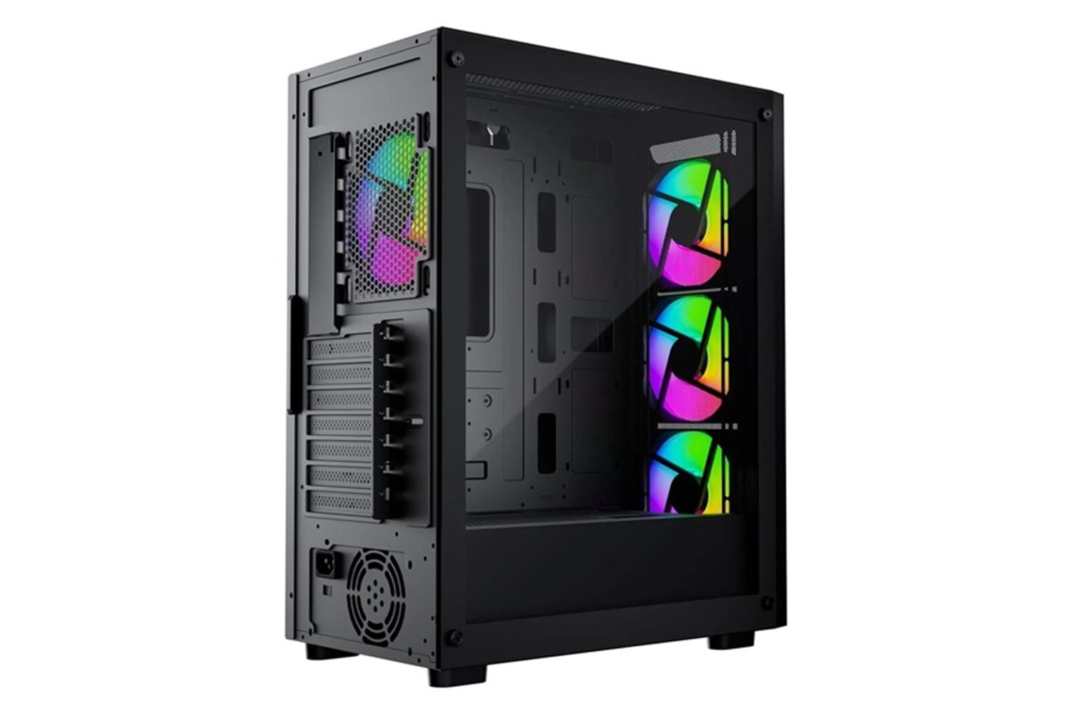 GAMEBOOSTER 650W 80+ RAIDER E651B JBST-GBE651B GAMING MID-TOWER PC KASASI