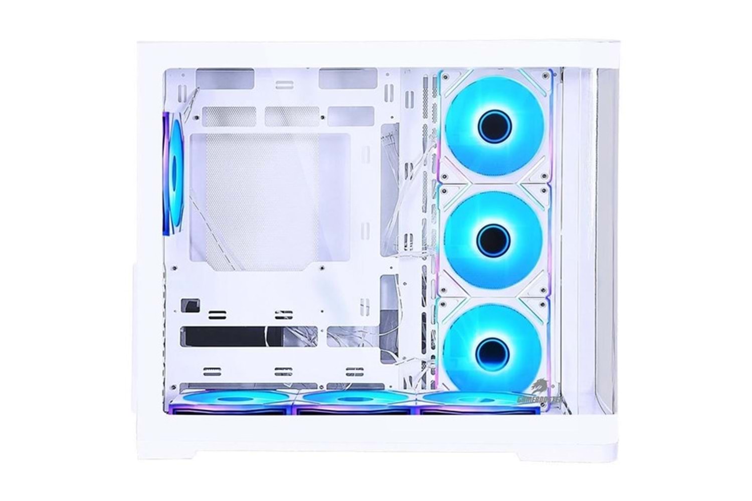 GAMEBOOSTER GB-G2851BW SEA WIEW 7-RGB FANLI GAMING MID-TOWER PC KASASI BEYAZ