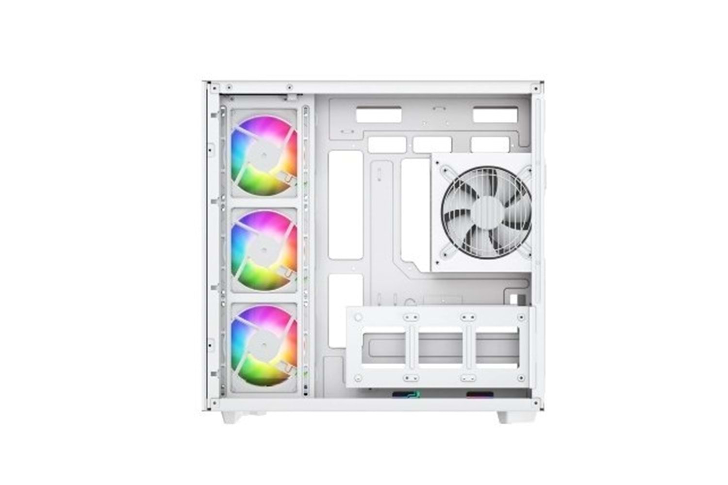 POWERBOOST 750W (80+ Bronze) 7*12cm ARGB Fanlı PBA4375W- SEAVİEW GAMING Oyun Kasası Beyaz