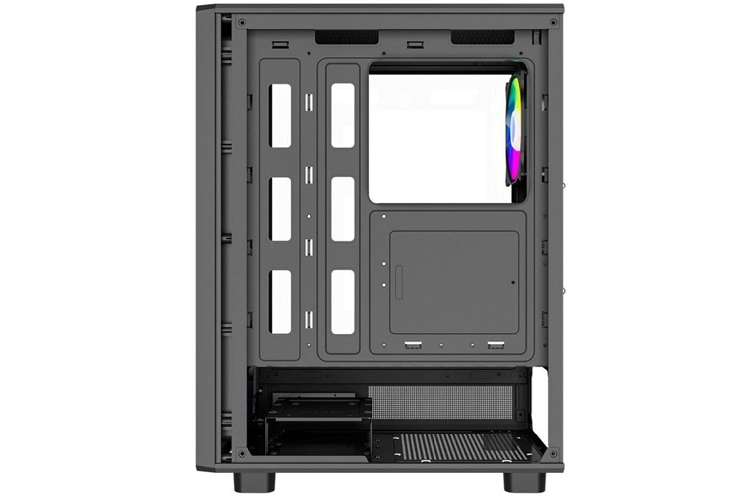 POWERBOOST 600W 80+ A601B GAMING MID-TOWER PC KASASI