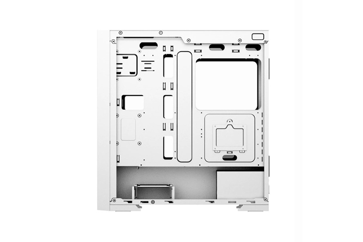 POWERBOOST PB-P1601BW GAMING E-ATX PC KASASI BEYAZ