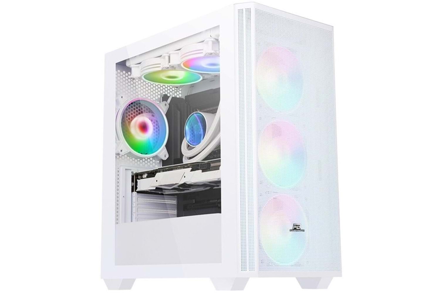 POWERBOOST PB-P2252BW ARGB GAMING MID-TOWER PC KASASI BEYAZ