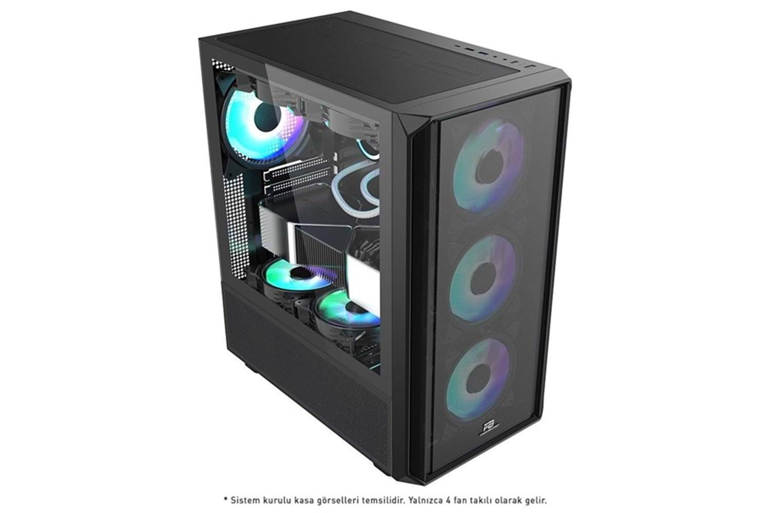POWERBOOST 850W 80+ BRONZE PB-P3602BB GAMING MID-TOWER PC KASASI