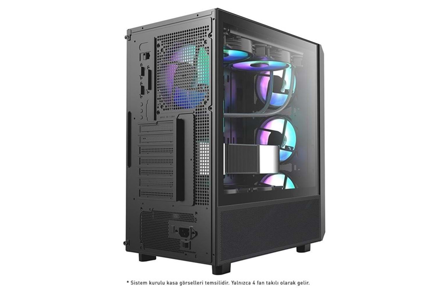 POWERBOOST 850W 80+ BRONZE PB-P3602BB GAMING MID-TOWER PC KASASI