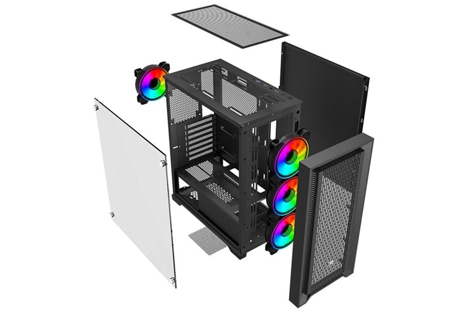 POWERBOOST 650W 80+ BRONZE PB-P705B GAMING MID-TOWER PC KASASI