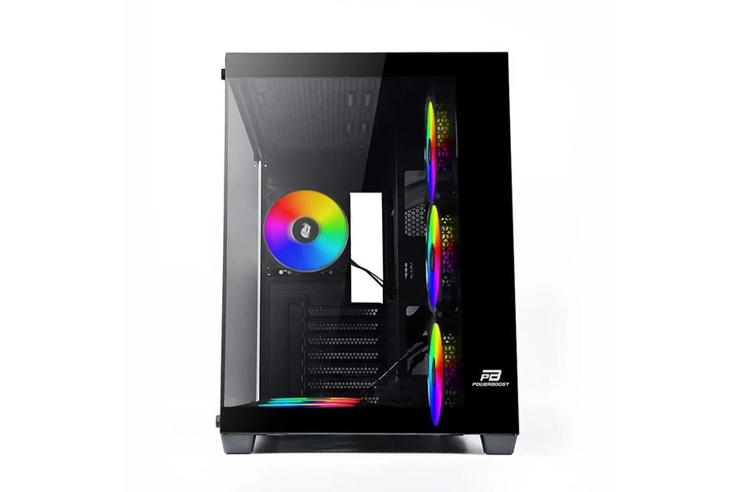 POWERBOOST PB-SS02B SEA WIEW 7-RGB FANLI GAMING MID-TOWER PC KASASI