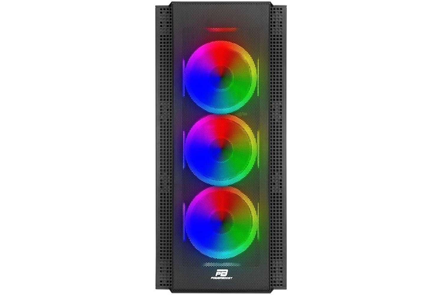 POWERBOOST VK-G3506S 4-RGB RIGN FANLI GAMING MID-TOWER PC KASASI