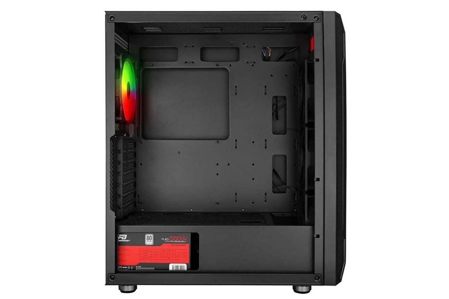 POWERBOOST 550W 80+ VK-G3701B GAMING MID-TOWER PC KASASI