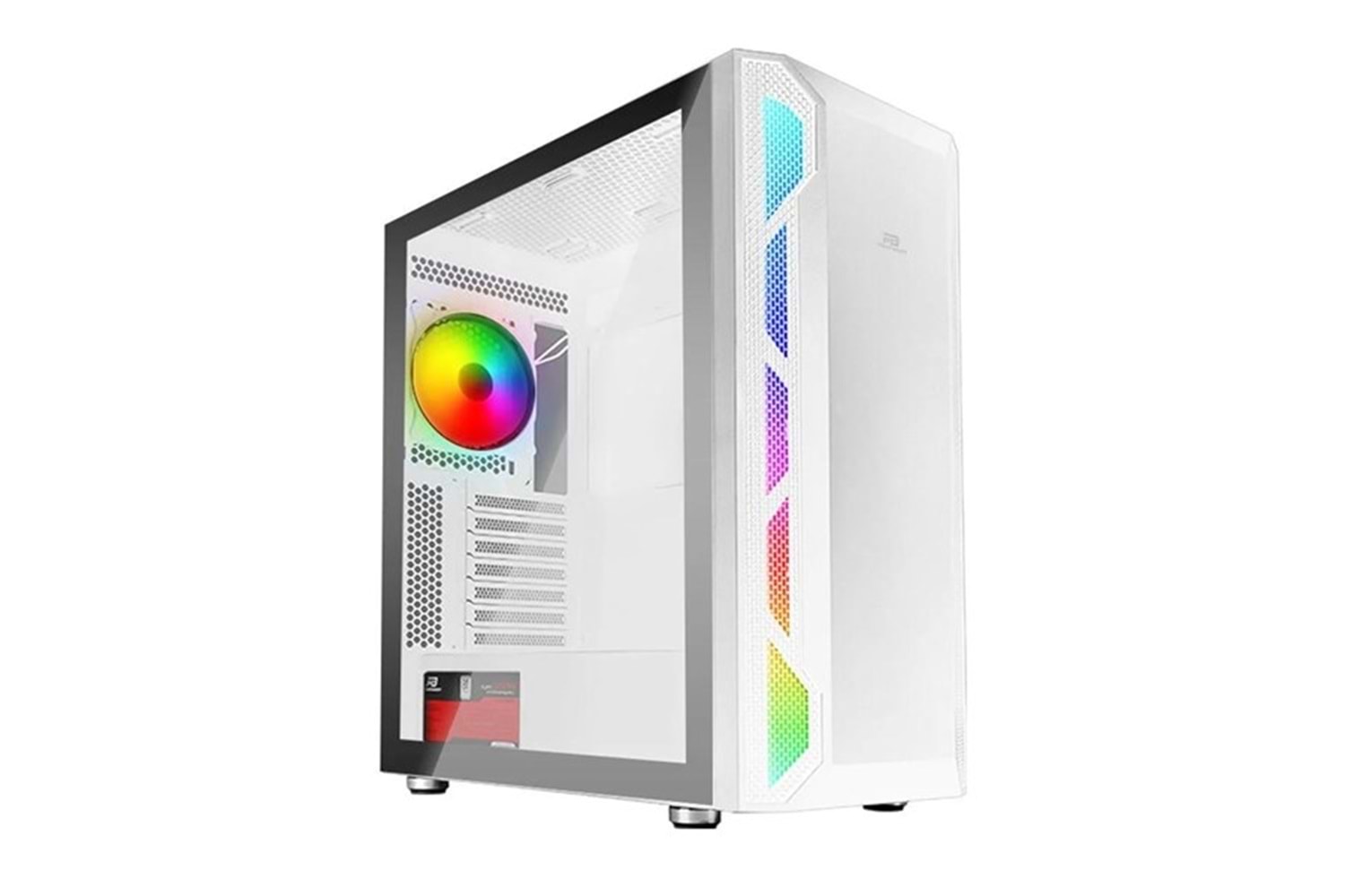 POWERBOOST VK-G3701W 4-RGB FANLI GAMING MID-TOWER PC KASASI BEYAZ