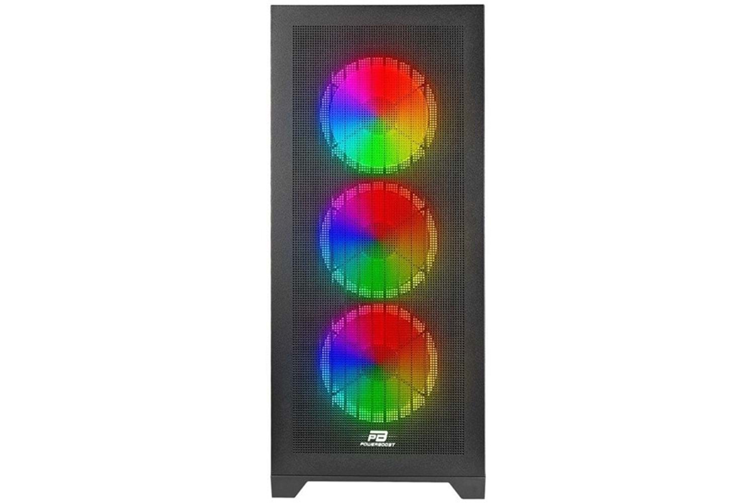 POWERBOOST VK-G4306S 4-ARGB FANLI GAMING MID-TOWER PC KASASI 360MM SIVI SOĞUTUCU DESTEĞİ