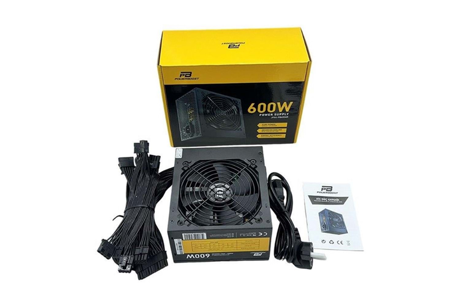 PowerBOOST 600W PB600AR 12cm Fanlı Power Supply