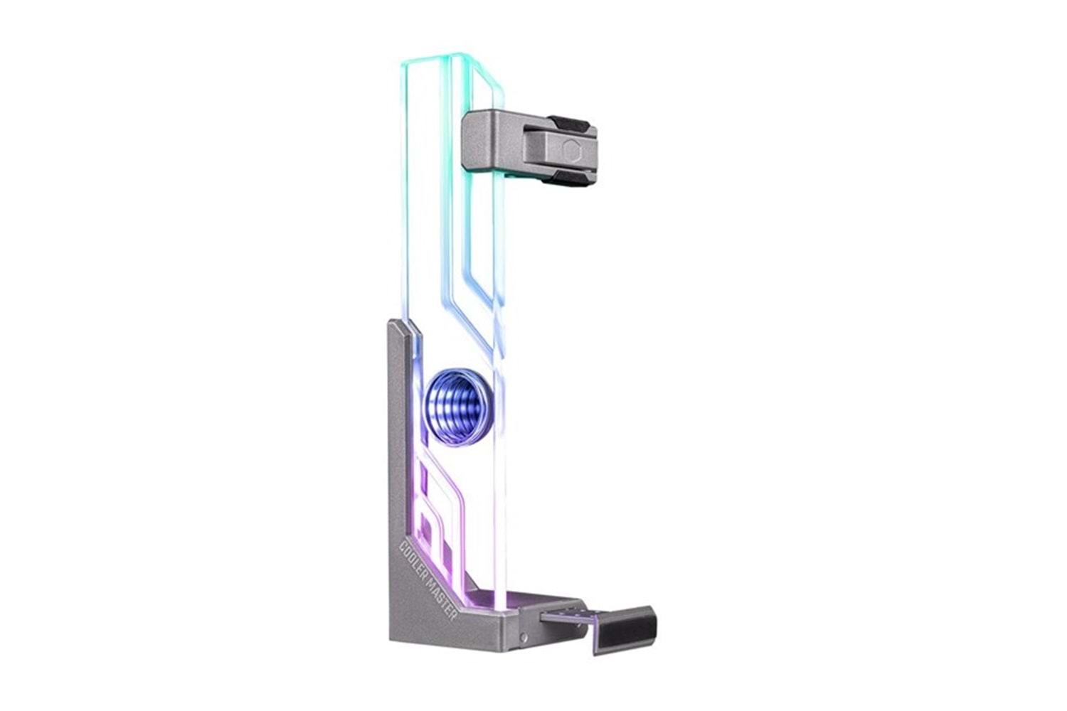 COOLERMASTER MCA-U000R-AGSBTG-00 MasterAccessory Atlas ARGB Ledli Tempered Camlı Universal Ekran Kartı Destek Aparatı (VGA Holder)