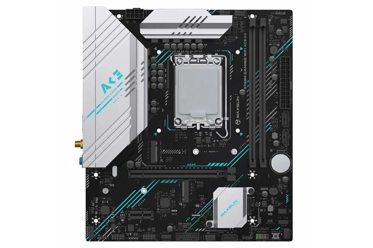MAXSUN B760M GAMING WIFI6E ACE DDR5 HDMI PCIE 5.0 1700P MATX
