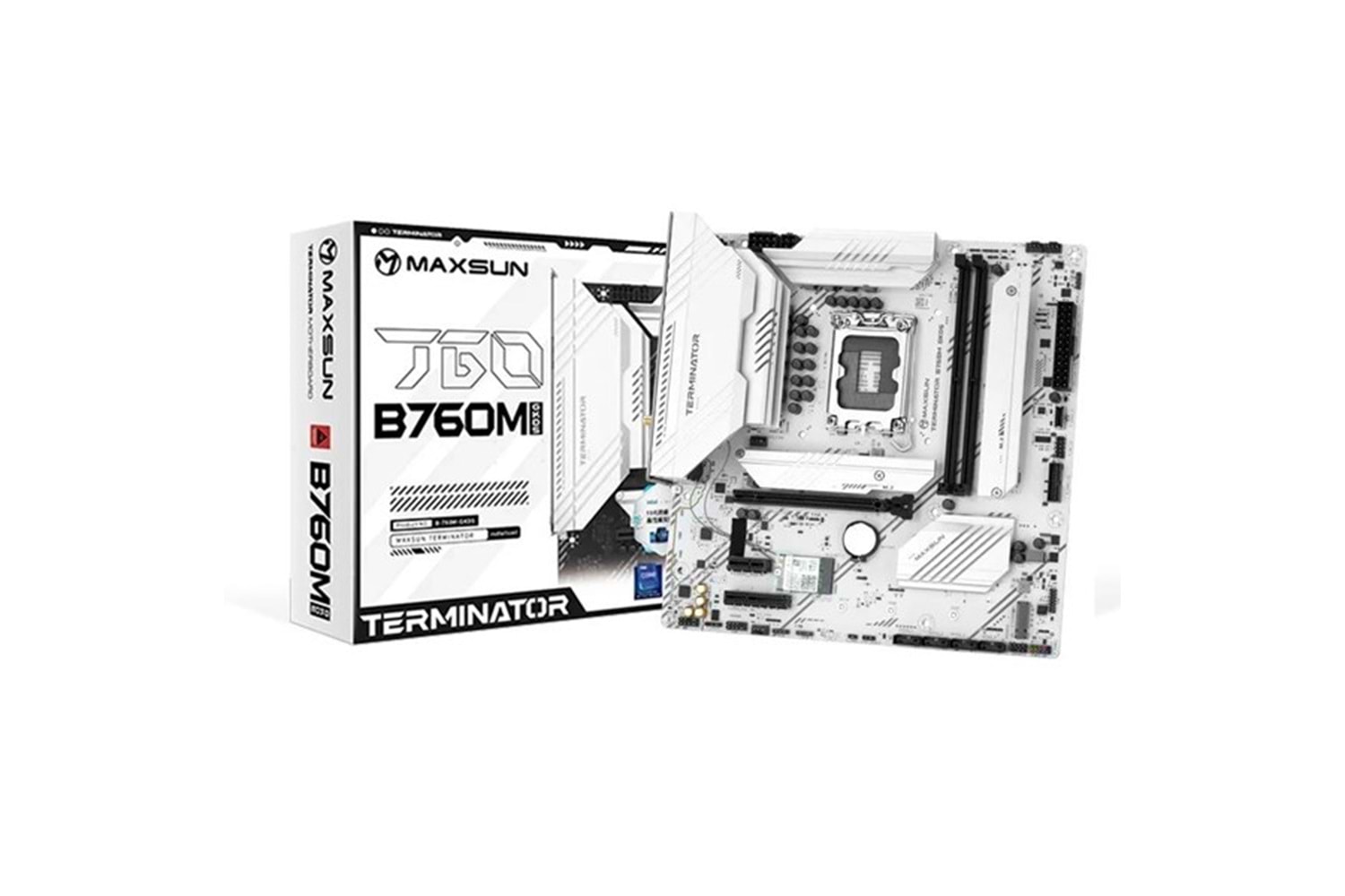 MAXSUN TEMINATÖR B760M GKD5 ICE DDR5 HDMI-DP PCIE 5.0 1700P MATX